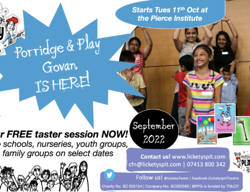 Porridge & Play Govan is starting!!