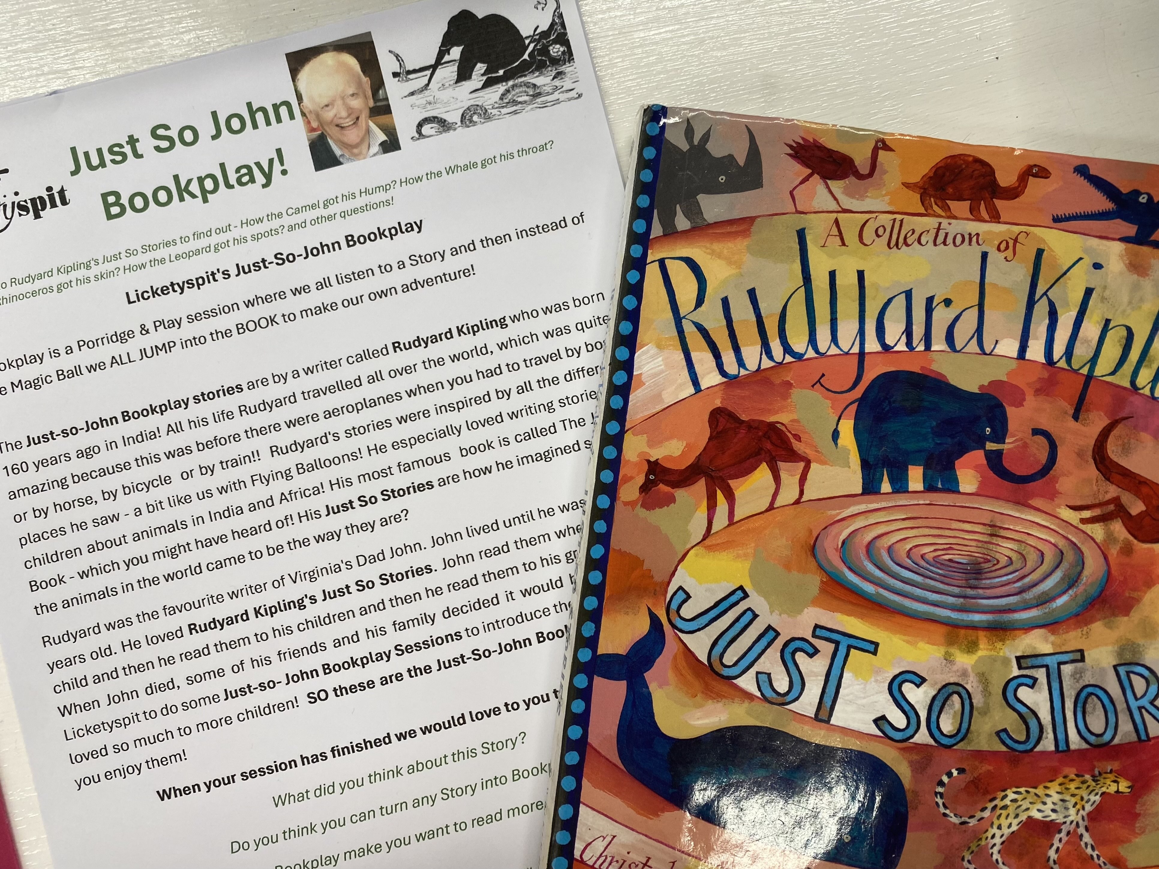                   Licketyspit’s Just-So-John Bookplay