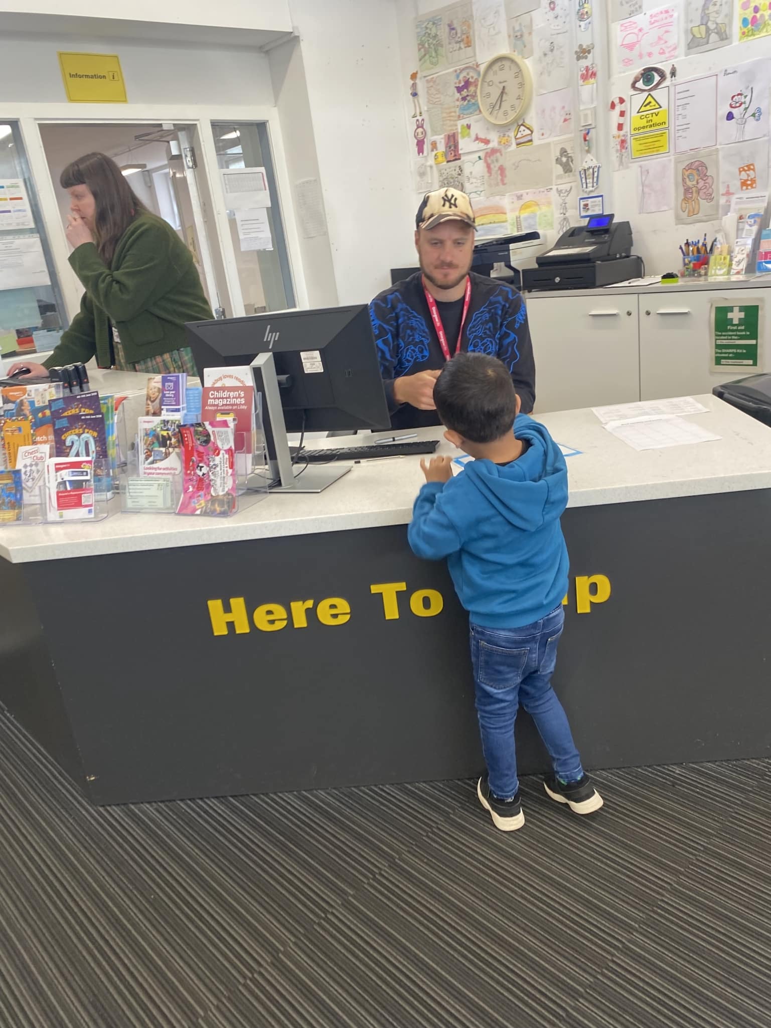 We love taking books out!