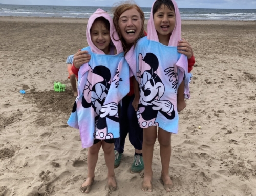 A breezy, blowy day at the sea!