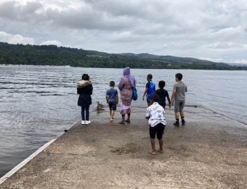 A trip to Balloch and a dip in Loch Lomond!